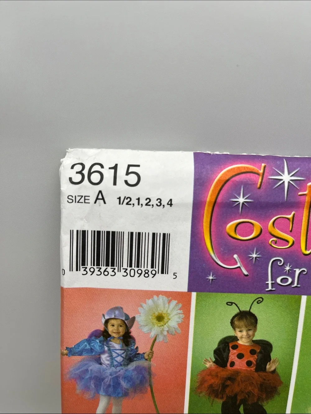 Simplicity Kids Costume Pattern 3615 - Multi-Color Tutu Costumes